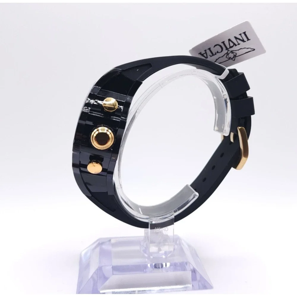 Invicta Racing Vaulthan 69662 Men's Watch Black Gold 44mm New